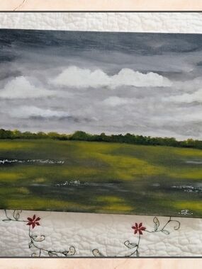 "Moody Skies"Landscape Wall Art(Acrylic)